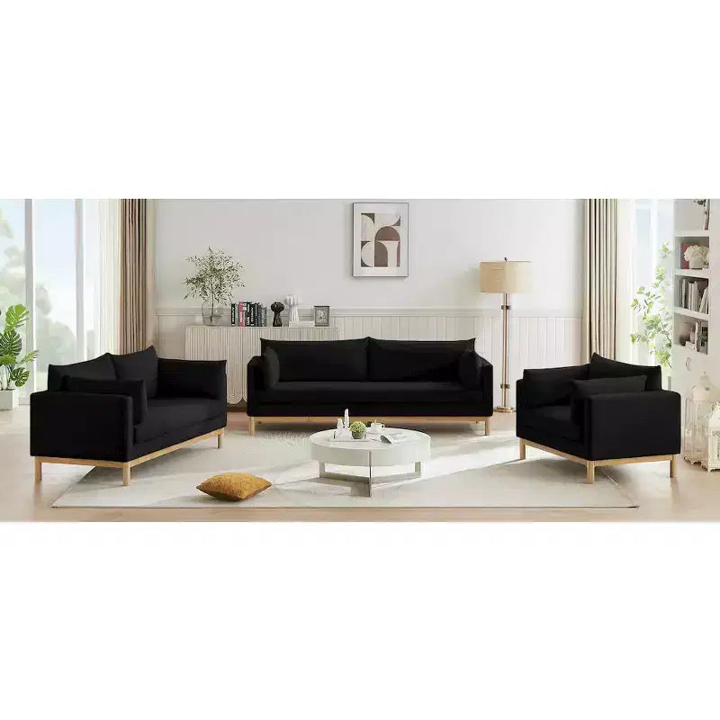 Meridian Furniture,Langham Linen Textured Fabric Chair