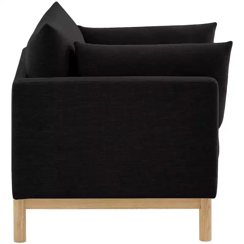 Meridian Furniture,Langham Linen Textured Fabric Chair