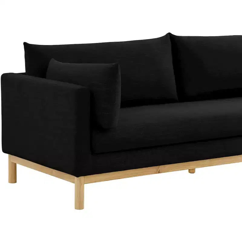 Meridian Furniture,Langham Linen Textured Fabric Chair