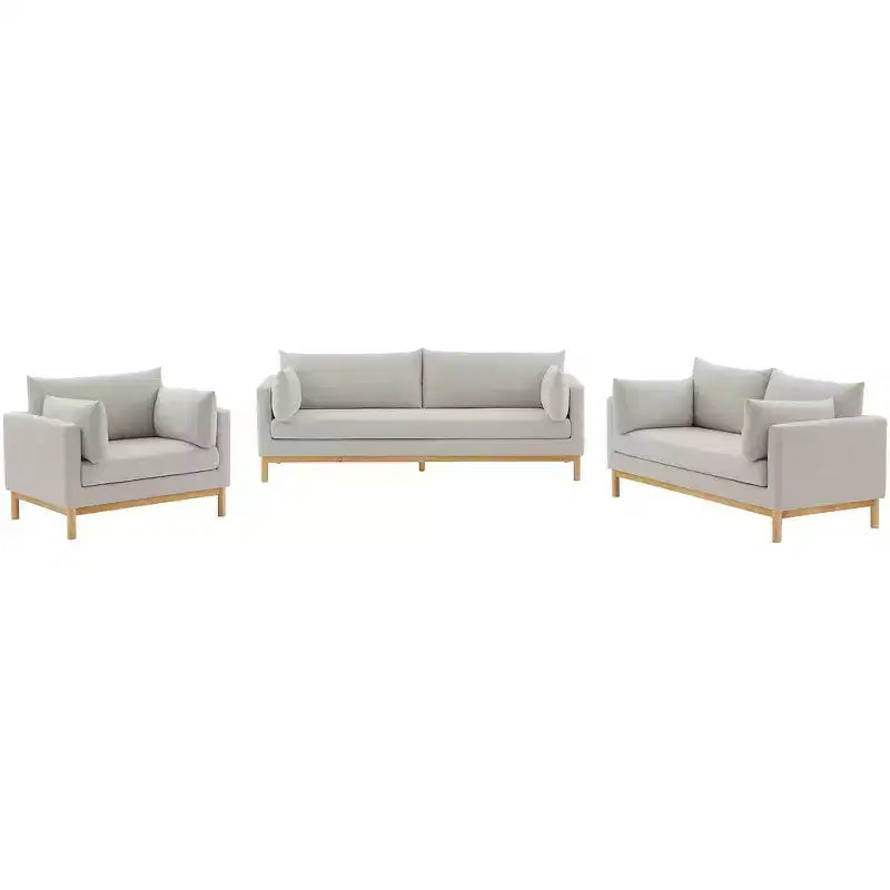 Meridian Furniture,Langham Linen Textured Fabric Chair