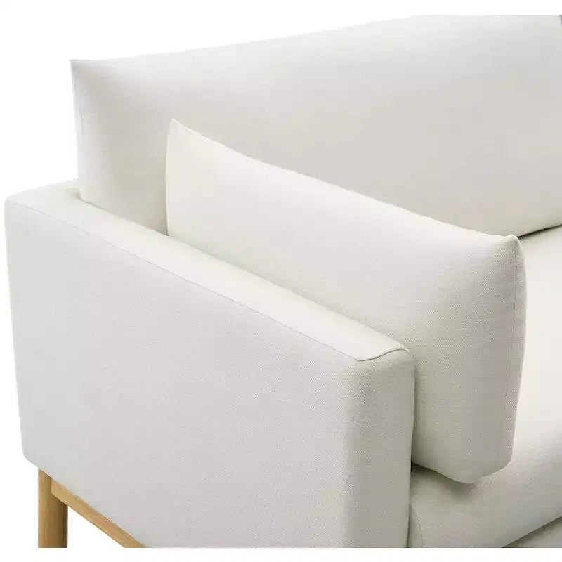 Meridian Furniture,Langham Linen Textured Fabric Chair