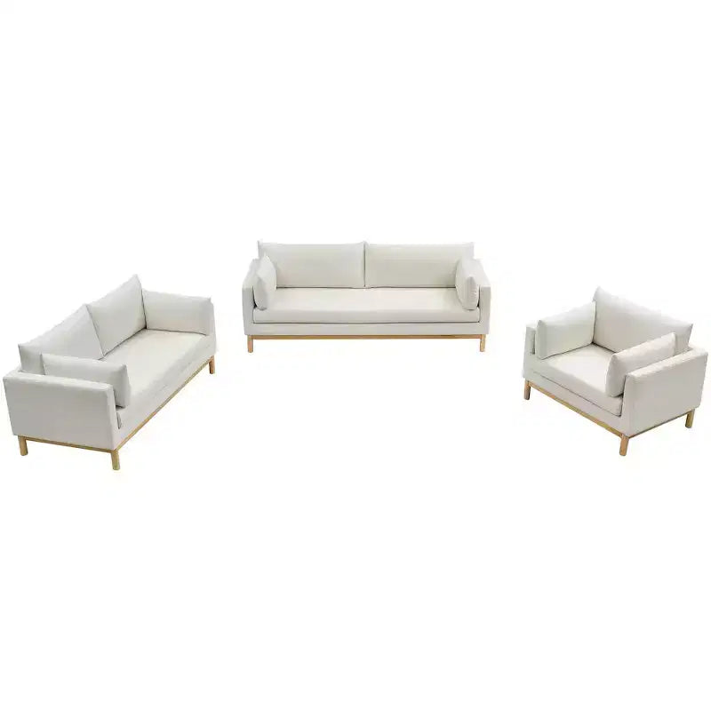 Meridian Furniture,Langham Linen Textured Fabric Chair
