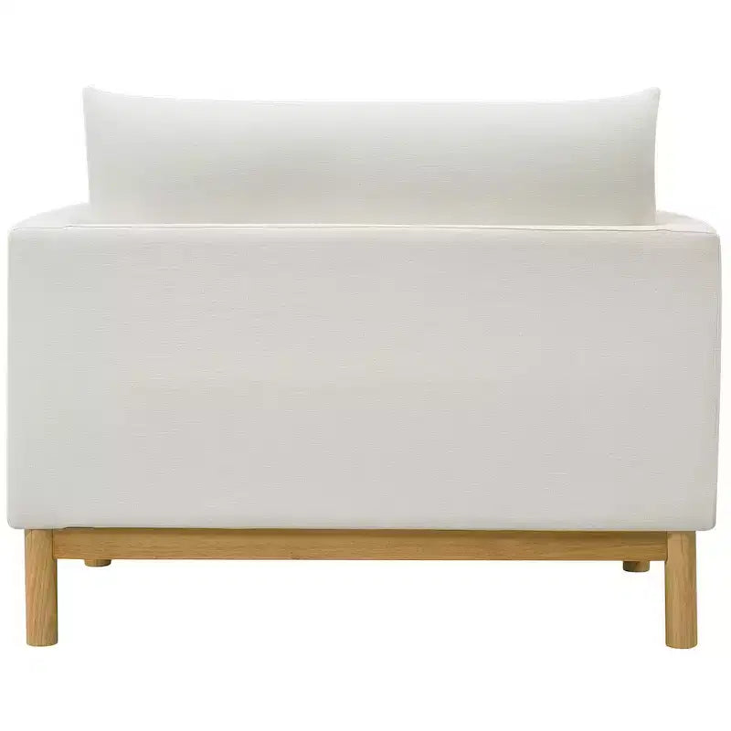 Meridian Furniture,Langham Linen Textured Fabric Chair
