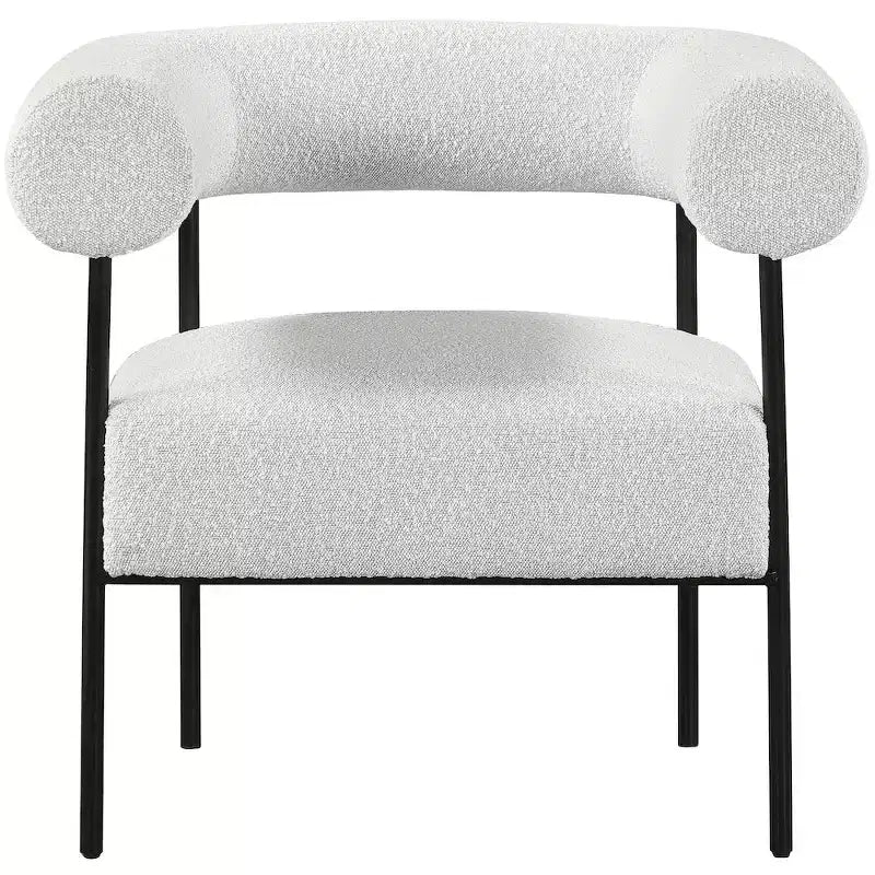 Meridian Furniture,Blake Boucle Fabric Accent Chair