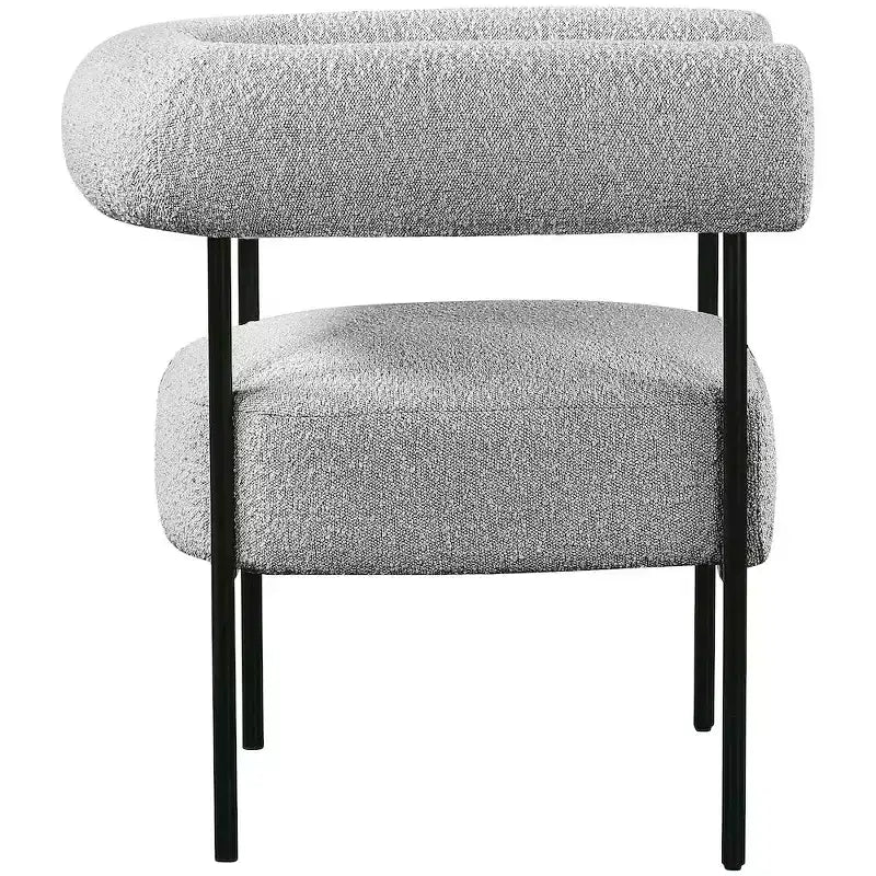 Meridian Furniture,Blake Boucle Fabric Accent Chair