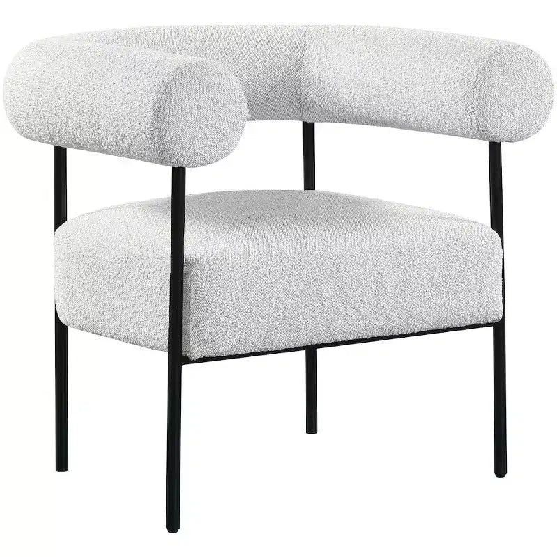 Meridian Furniture,Blake Boucle Fabric Accent Chair