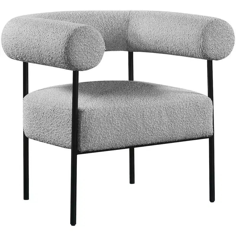 Meridian Furniture,Blake Boucle Fabric Accent Chair