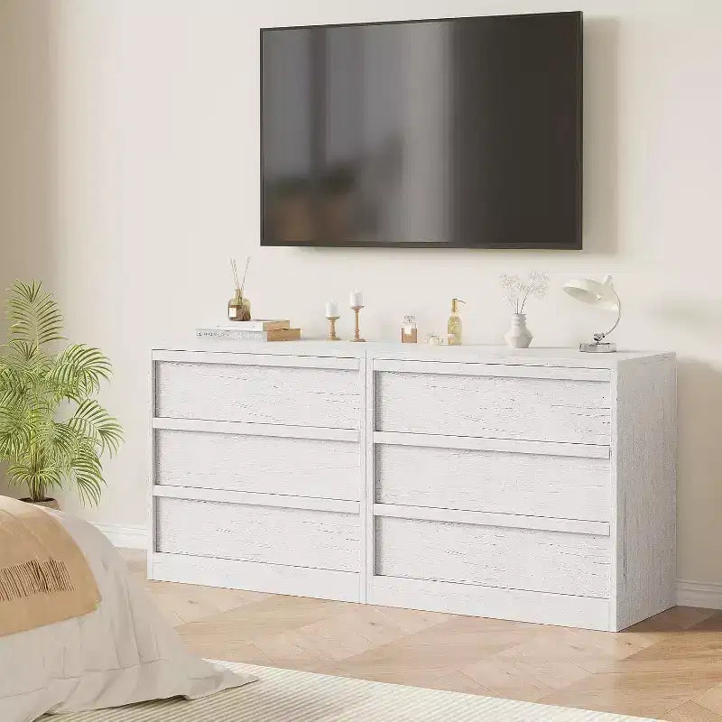Drawer Dresser, Nightstand Chest of Drawers with Large Storage, Modern Dresser Organizer Bedside Table for Bedroom Living Room Nursery Entryway
