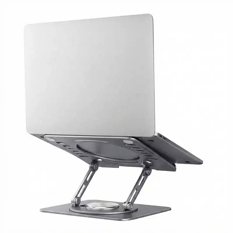 Uncaged Ergonomics Swivel Laptop Stand, Adjustable Laptop Riser for Desk to Raise, Tilt, Rotate & Cool Laptops Ergonomic Laptop Stand