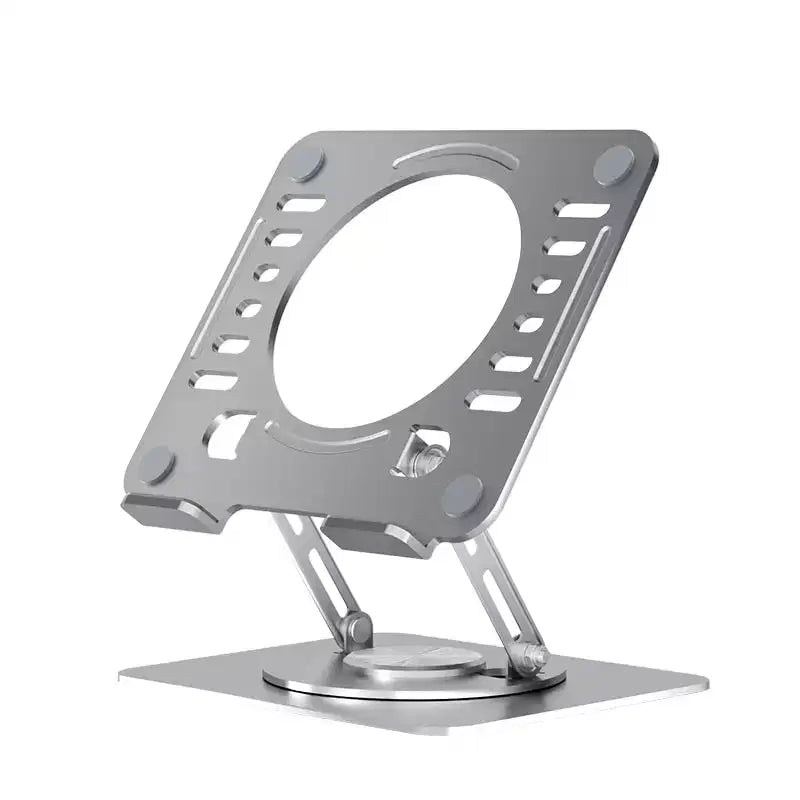 Uncaged Ergonomics Swivel Laptop Stand, Adjustable Laptop Riser for Desk to Raise, Tilt, Rotate & Cool Laptops Ergonomic Laptop Stand