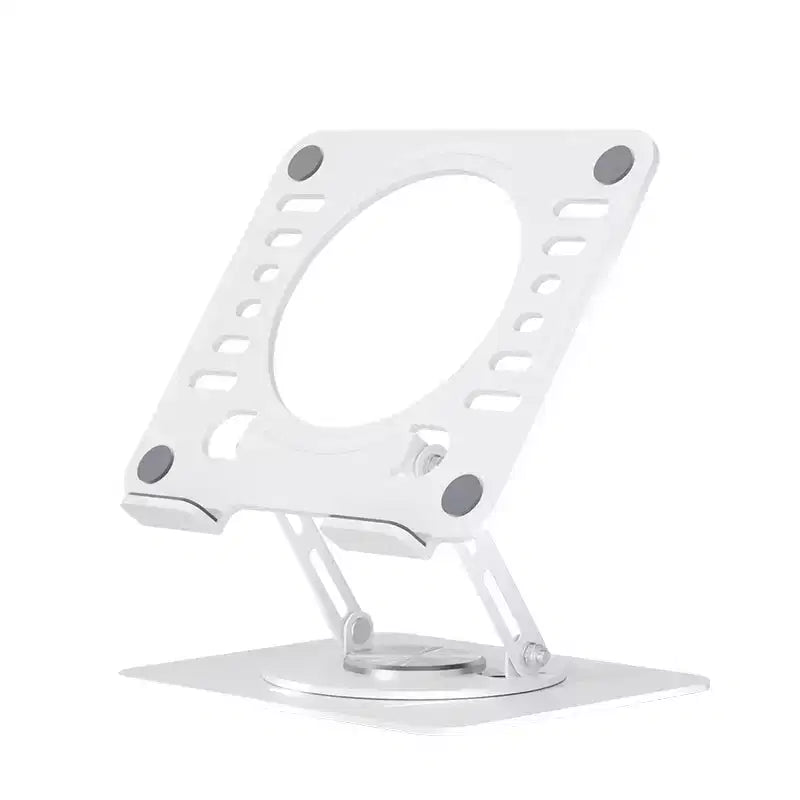 Uncaged Ergonomics Swivel Laptop Stand, Adjustable Laptop Riser for Desk to Raise, Tilt, Rotate & Cool Laptops Ergonomic Laptop Stand
