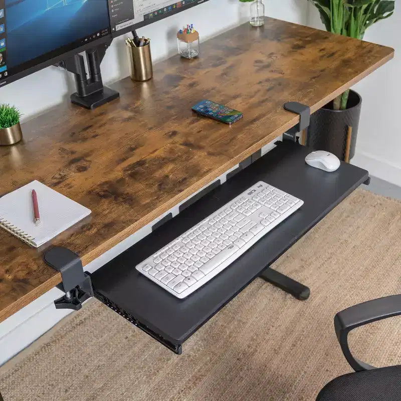 Clamp-on Keyboard Tray 30 x 11