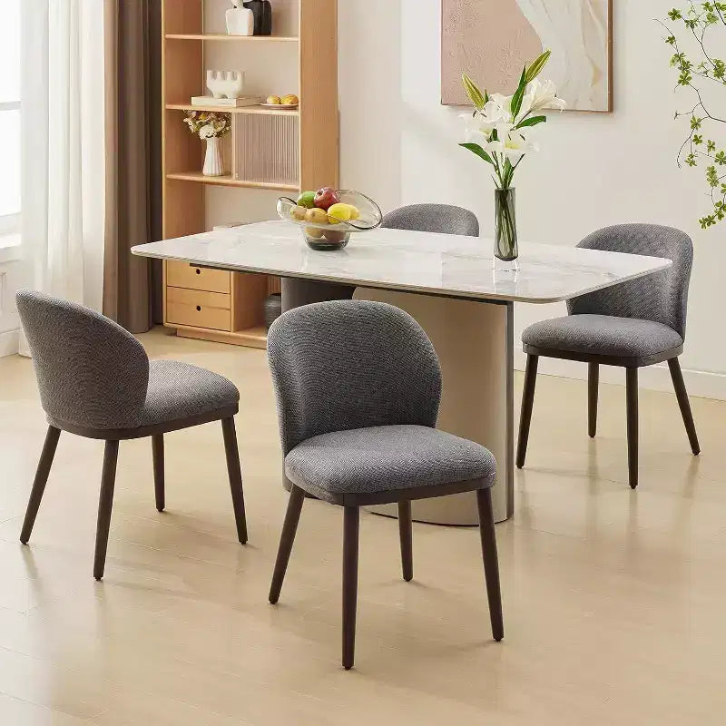 Acekool Dining Chairs Set of 2 with Wood Legs, Ergonomic Back Support and 265lb Capacity for Kitchen and Dining Room