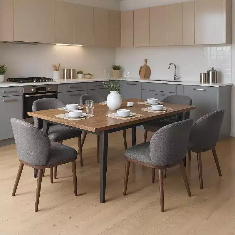 Acekool Dining Chairs Set of 2 with Wood Legs, Ergonomic Back Support and 265lb Capacity for Kitchen and Dining Room