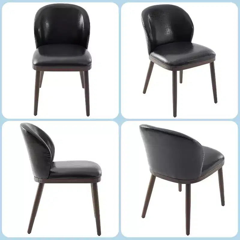 Acekool Dining Chairs Set of 2 with Wood Legs, Ergonomic Back Support and 265lb Capacity for Kitchen and Dining Room