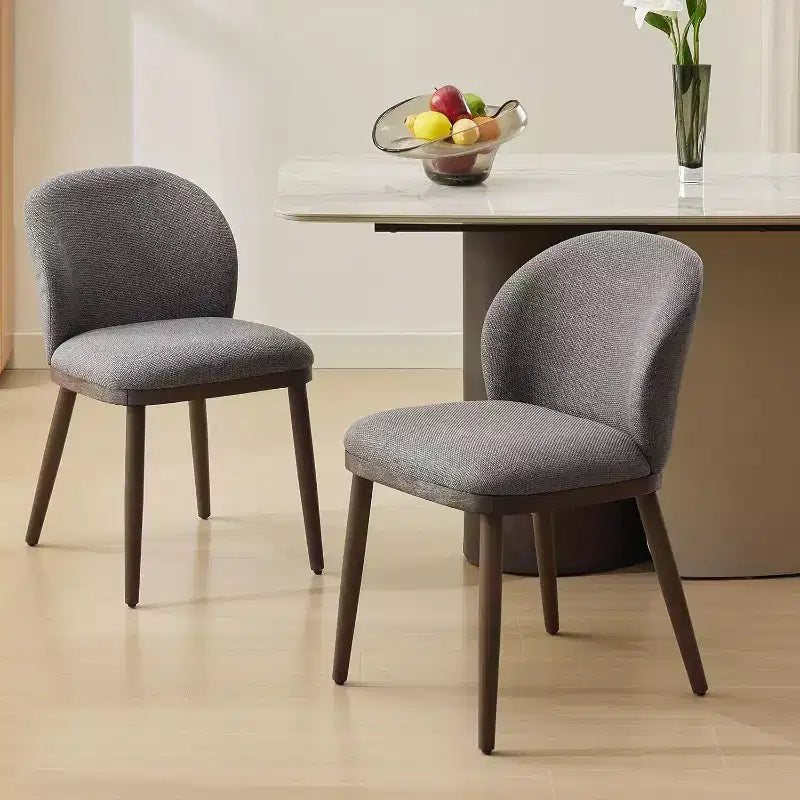 Acekool Dining Chairs Set of 2 with Wood Legs, Ergonomic Back Support and 265lb Capacity for Kitchen and Dining Room
