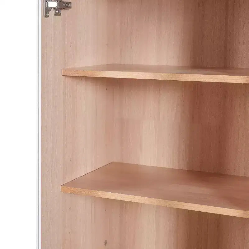 Whisen 67.2 Tall Bathroom Storage Cabinet with Tempered Glass Doors, Adjustable Shelves & Drawer, Soft-Close