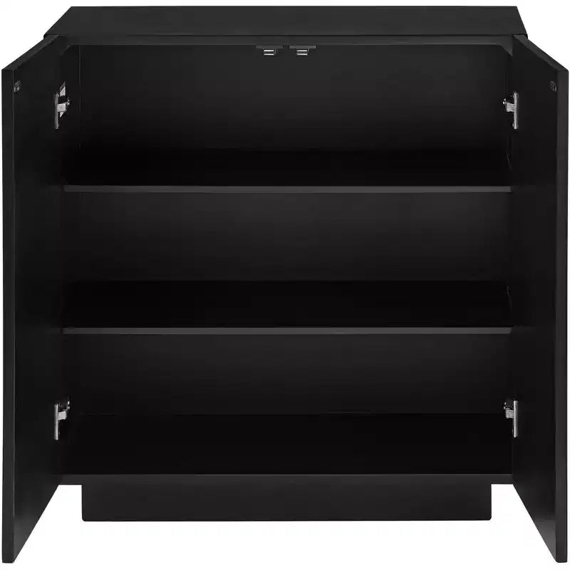 55 Downing Street Alia 31 1/2 Wide Black Console Table