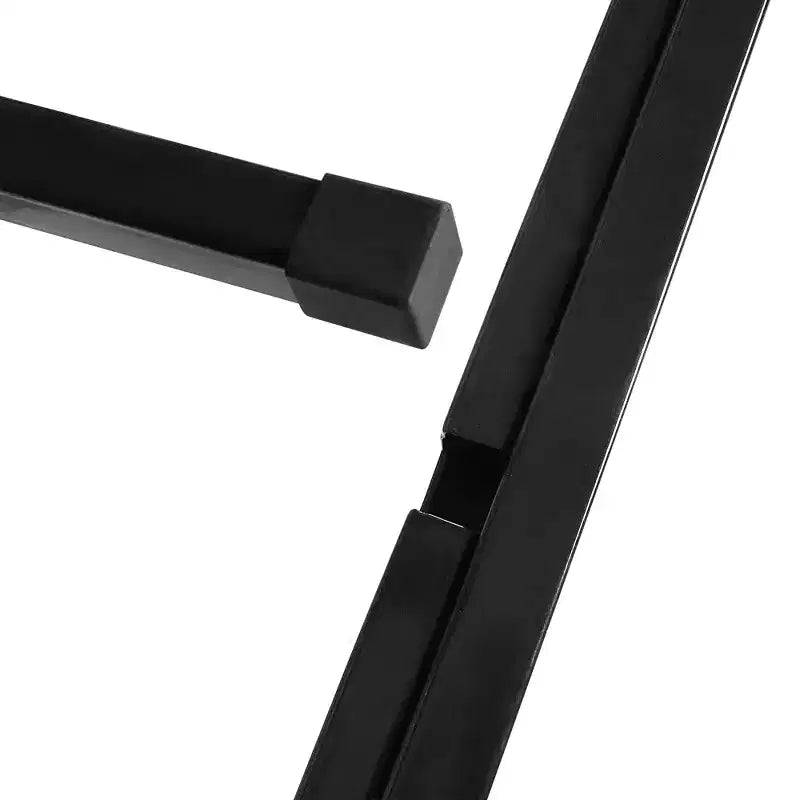 MAYEERTY Twin Size Black Metal Bunk Bed with Trundle Ladder Full Length Guardrail Noise Free No Box Spring Needed