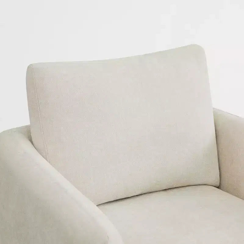 Spruce&Spring Modern Swivel Accent Chair Arm Chair with Loose Back Cushion
