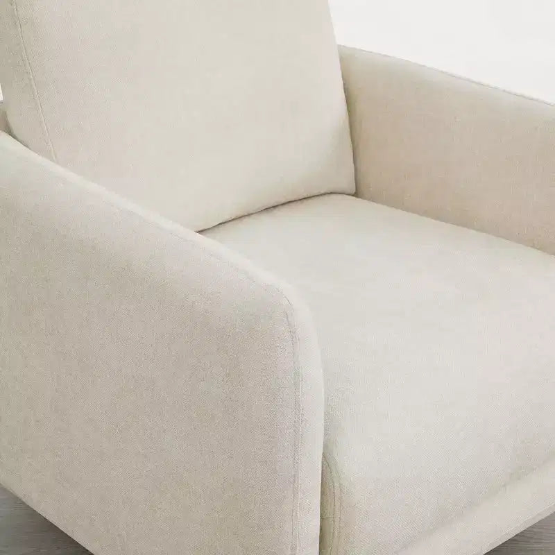 Spruce&Spring Modern Swivel Accent Chair Arm Chair with Loose Back Cushion