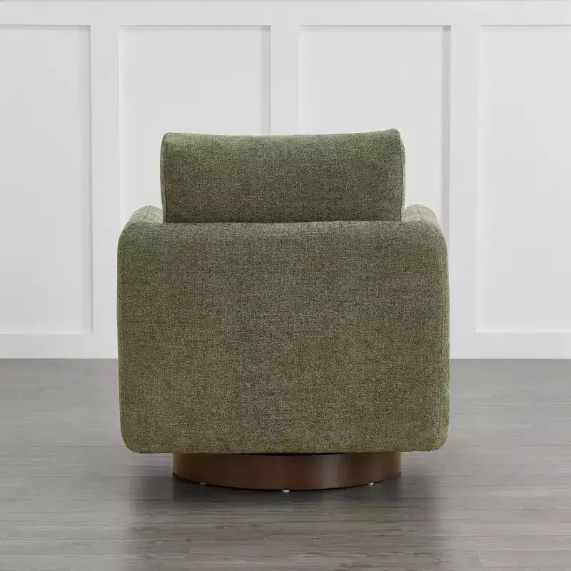Spruce&Spring Modern Swivel Accent Chair Arm Chair with Loose Back Cushion