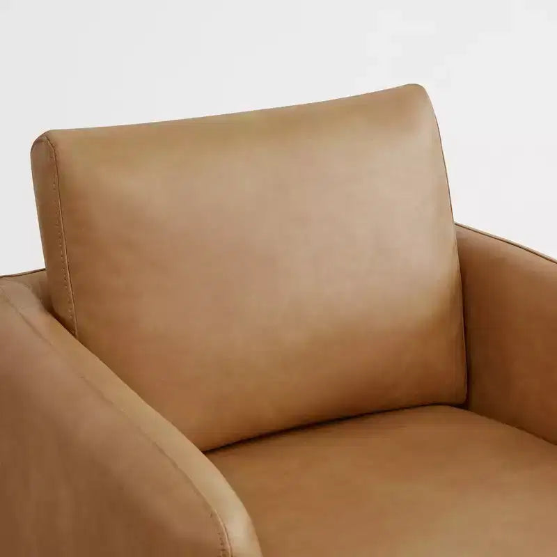 Spruce&Spring Modern Swivel Accent Chair Arm Chair with Loose Back Cushion