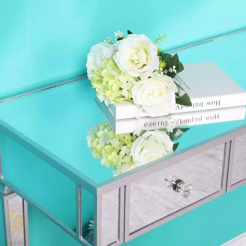 Three Drawers Mirror Table Dressing Table Console Table