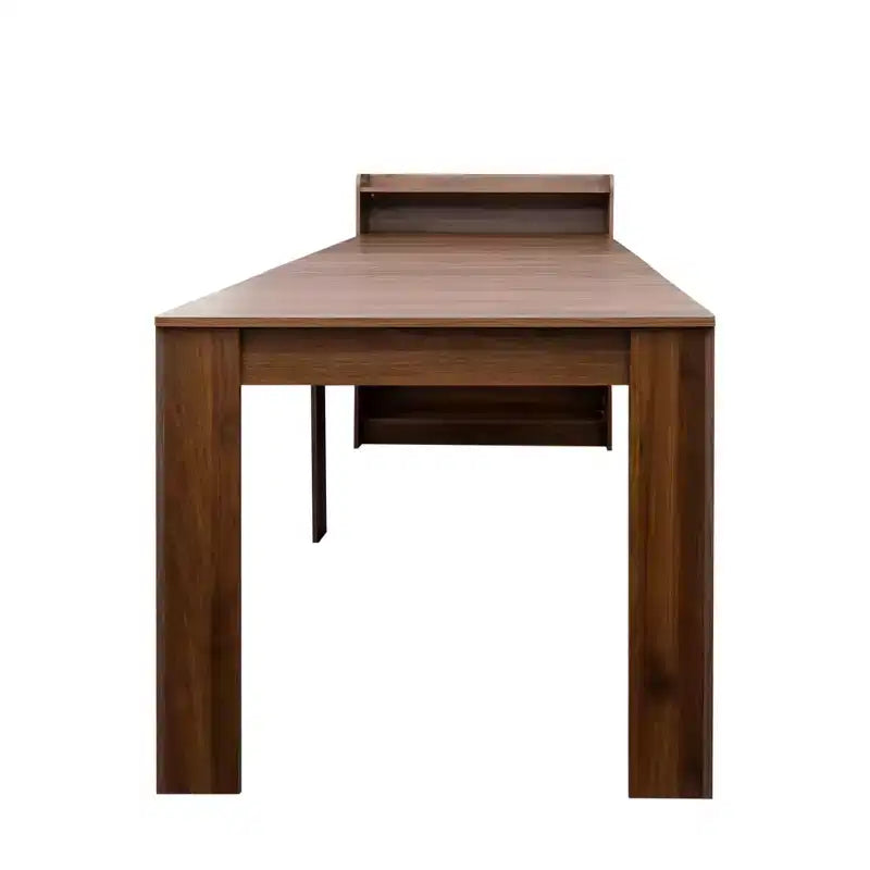GDFStudio Torin Modern Extendable Dining Table with Storage