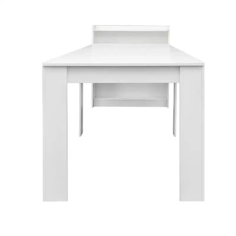 GDFStudio Torin Modern Extendable Dining Table with Storage