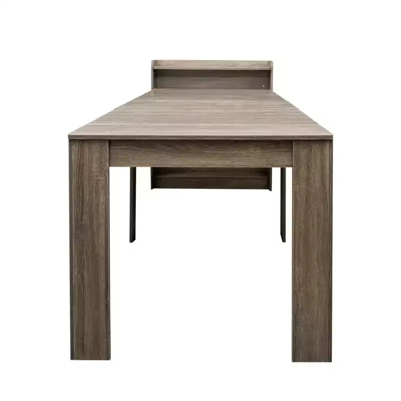 GDFStudio Torin Modern Extendable Dining Table with Storage