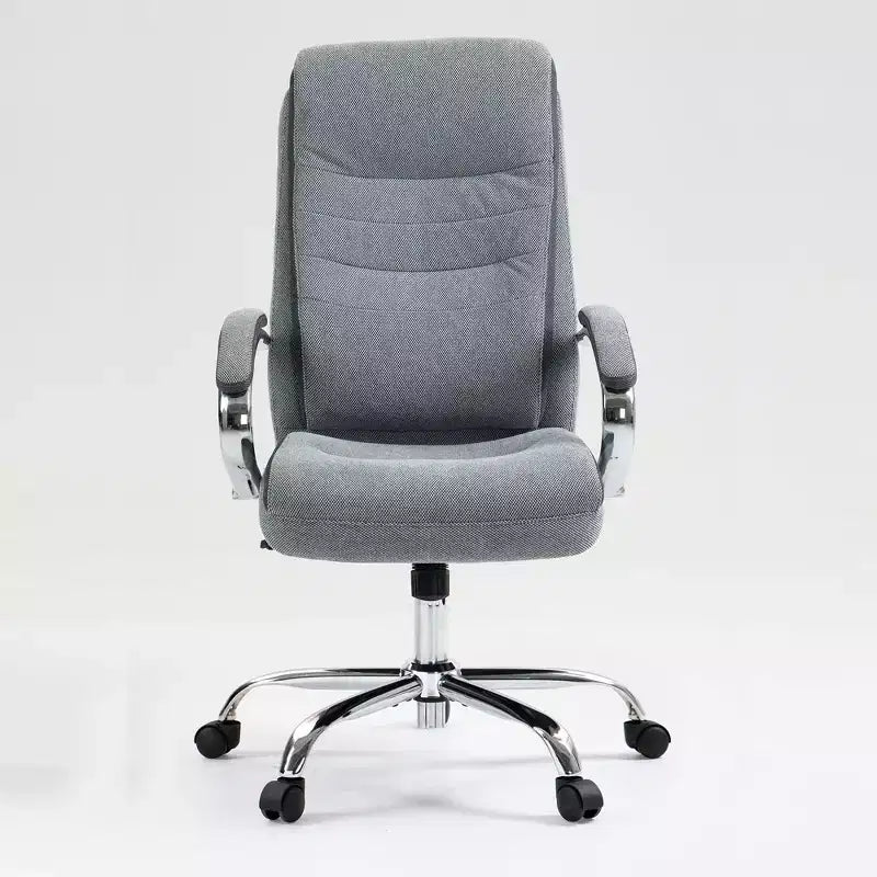 Okak Modern High-Back Upholstered Task Office Chair,Adjustable Swivel Computer Chair for Office,Study,Vanity Room