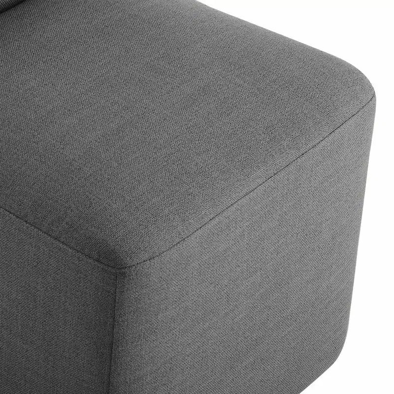 Spruce&Spring Upholstered Movable Rolling Dining Chairs with Casters Set of 2