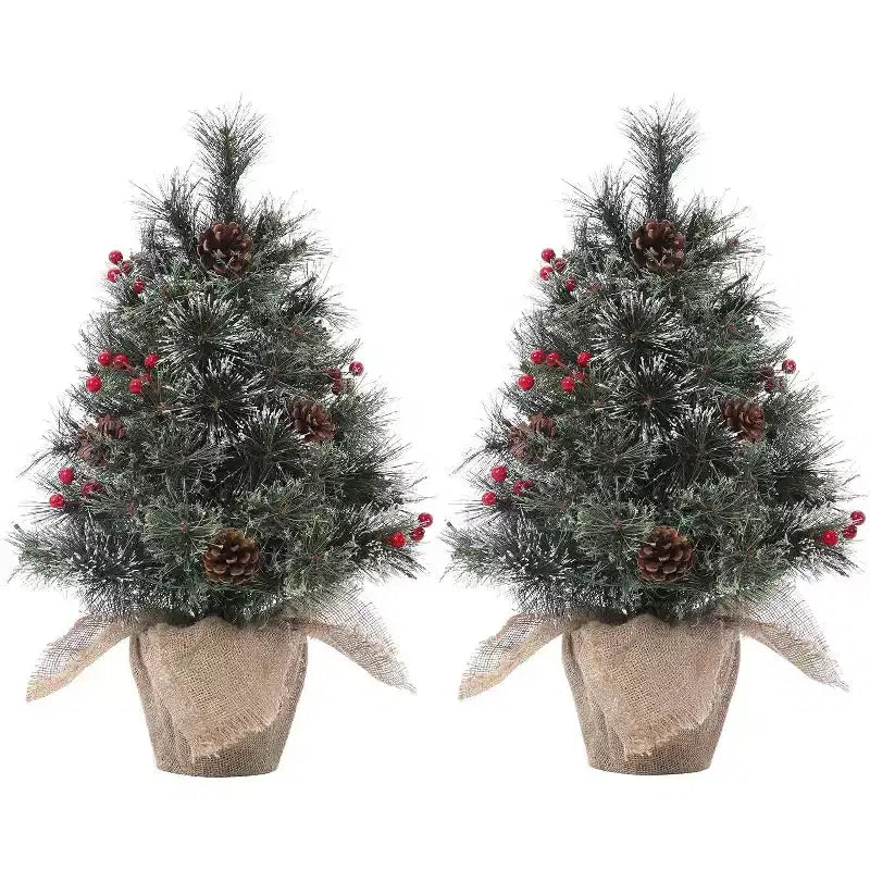 Acekool 3ft Flocked Tabletop Tree: Instant Seasonal Ambiance with Wireless Lighting