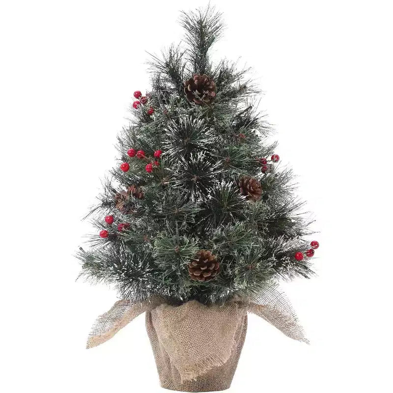 Acekool 3ft Flocked Tabletop Tree: Instant Seasonal Ambiance with Wireless Lighting