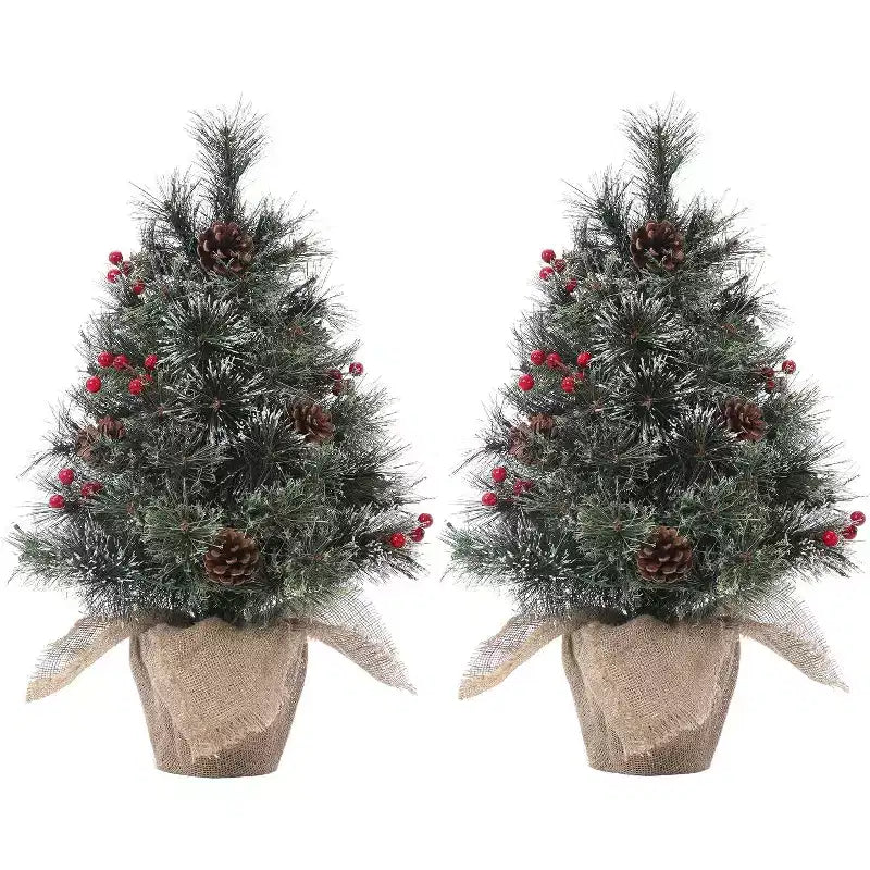 Acekool 3ft Flocked Tabletop Tree: Instant Seasonal Ambiance with Wireless Lighting