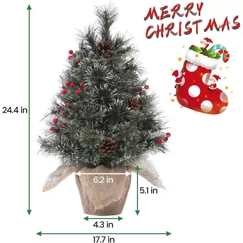 Acekool 3ft Flocked Tabletop Tree: Instant Seasonal Ambiance with Wireless Lighting