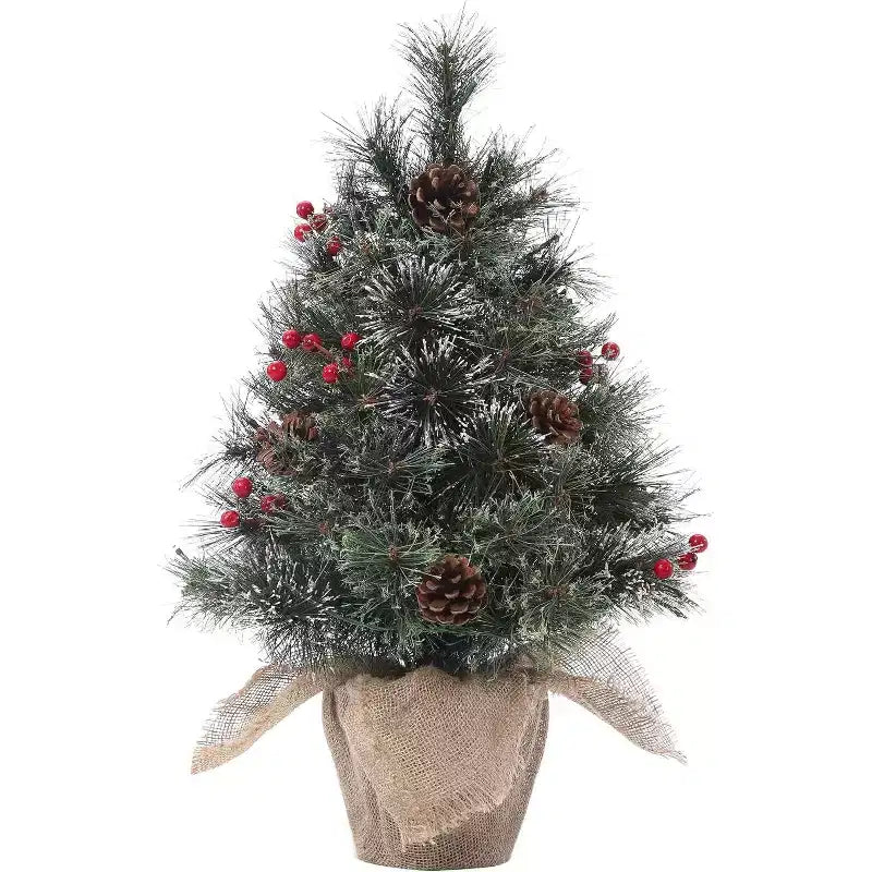 Acekool 3ft Flocked Tabletop Tree: Instant Seasonal Ambiance with Wireless Lighting