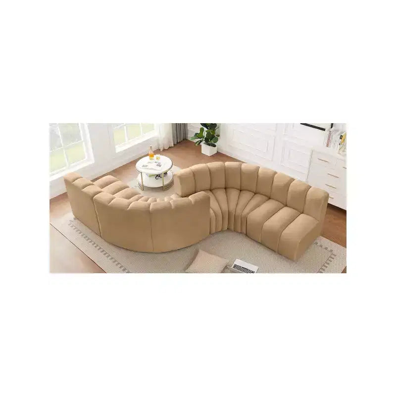 Meridian Furniture,Arc Velvet Modular Sofa