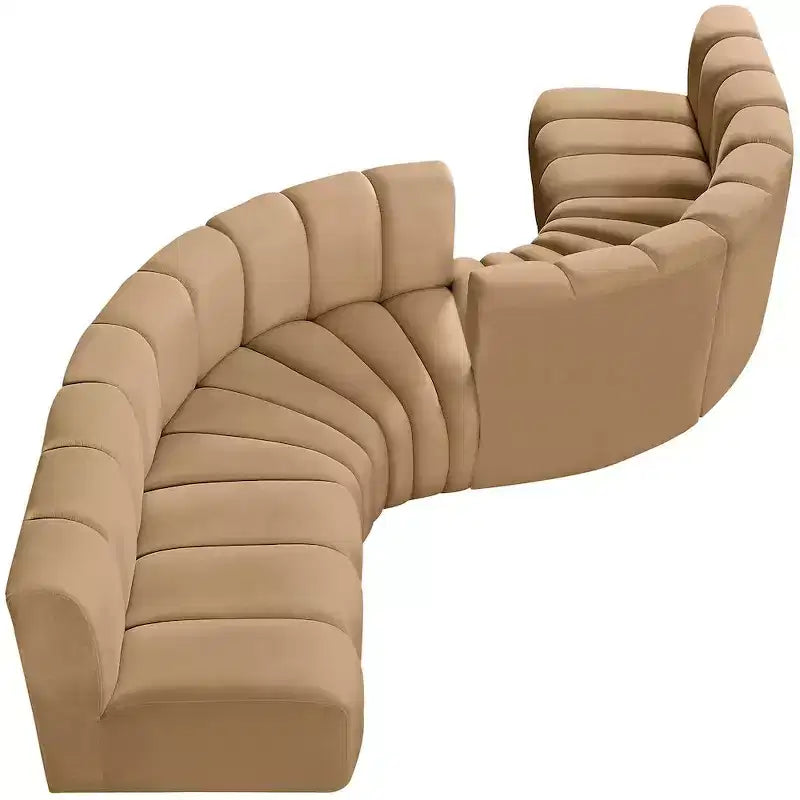 Meridian Furniture,Arc Velvet Modular Sofa