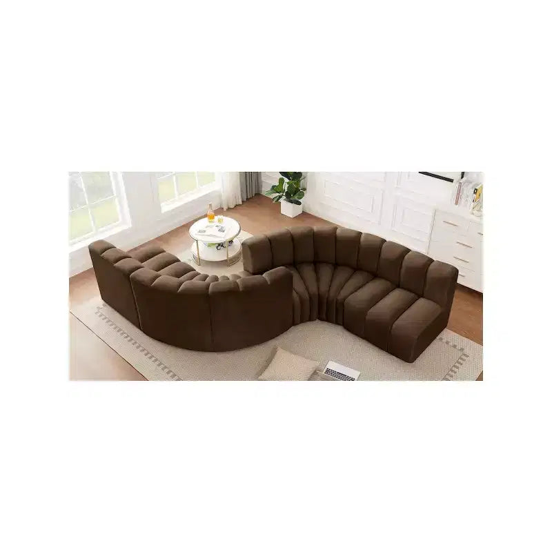 Meridian Furniture,Arc Velvet Modular Sofa