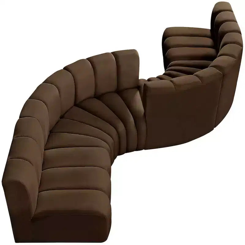 Meridian Furniture,Arc Velvet Modular Sofa