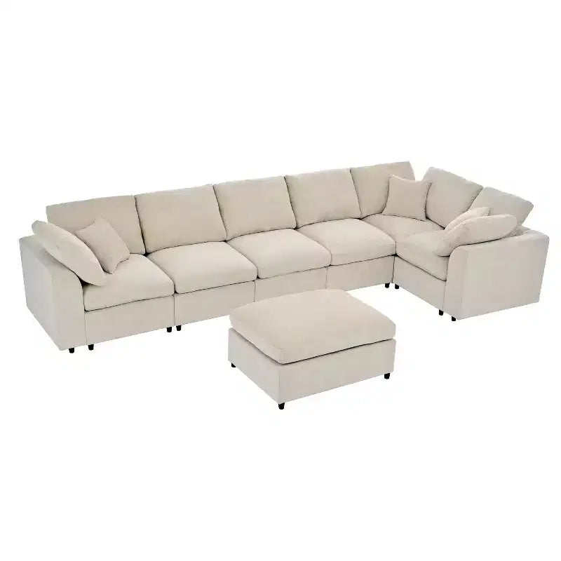 Merax Extra-Large 7-Seater Modular Sectional Sofa