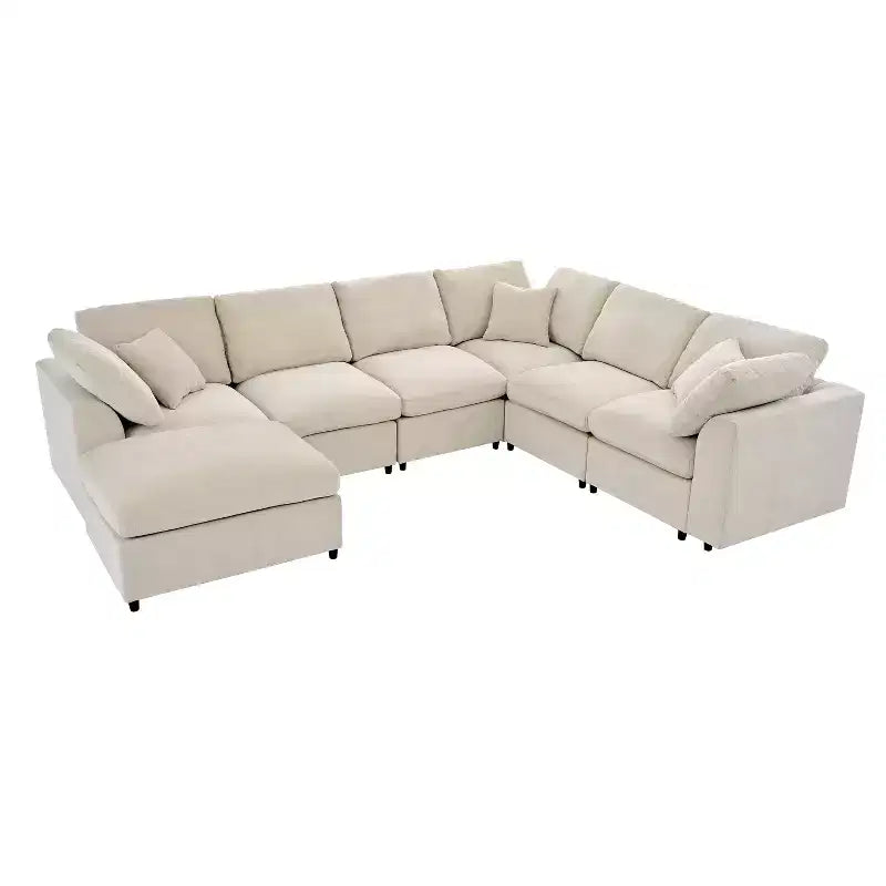 Merax Extra-Large 7-Seater Modular Sectional Sofa