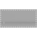 LED Bathroom Mirror RGB Backlight Front Lighted Anti-Fog Dimmable Wall Mounted Vanity Mirror Touch Control Adjustable Brightness 48 x 24inch