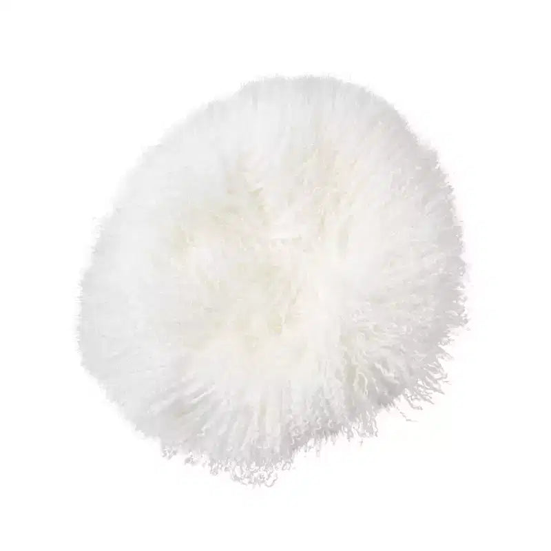 Saro Lifestyle Mongolian Lamb Fur Stool
