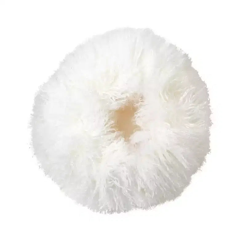 Saro Lifestyle Mongolian Lamb Fur Stool