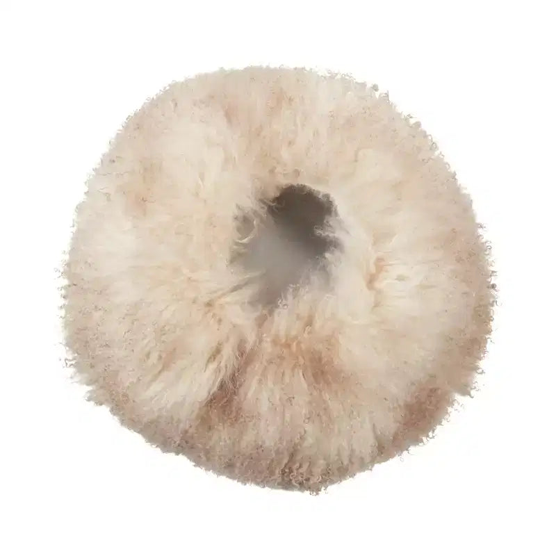 Saro Lifestyle Mongolian Lamb Fur Stool