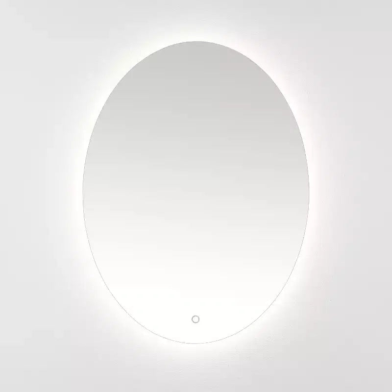 Nolan 24 Aluminum LED Oval Mirror - LMR1005 - White - Safavieh