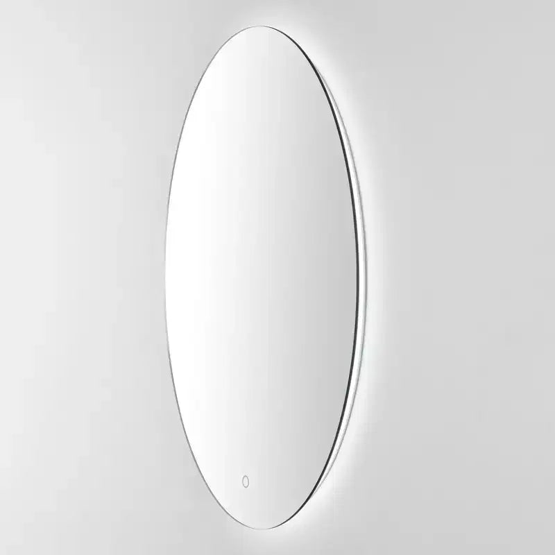Nolan 24 Aluminum LED Oval Mirror - LMR1005 - White - Safavieh
